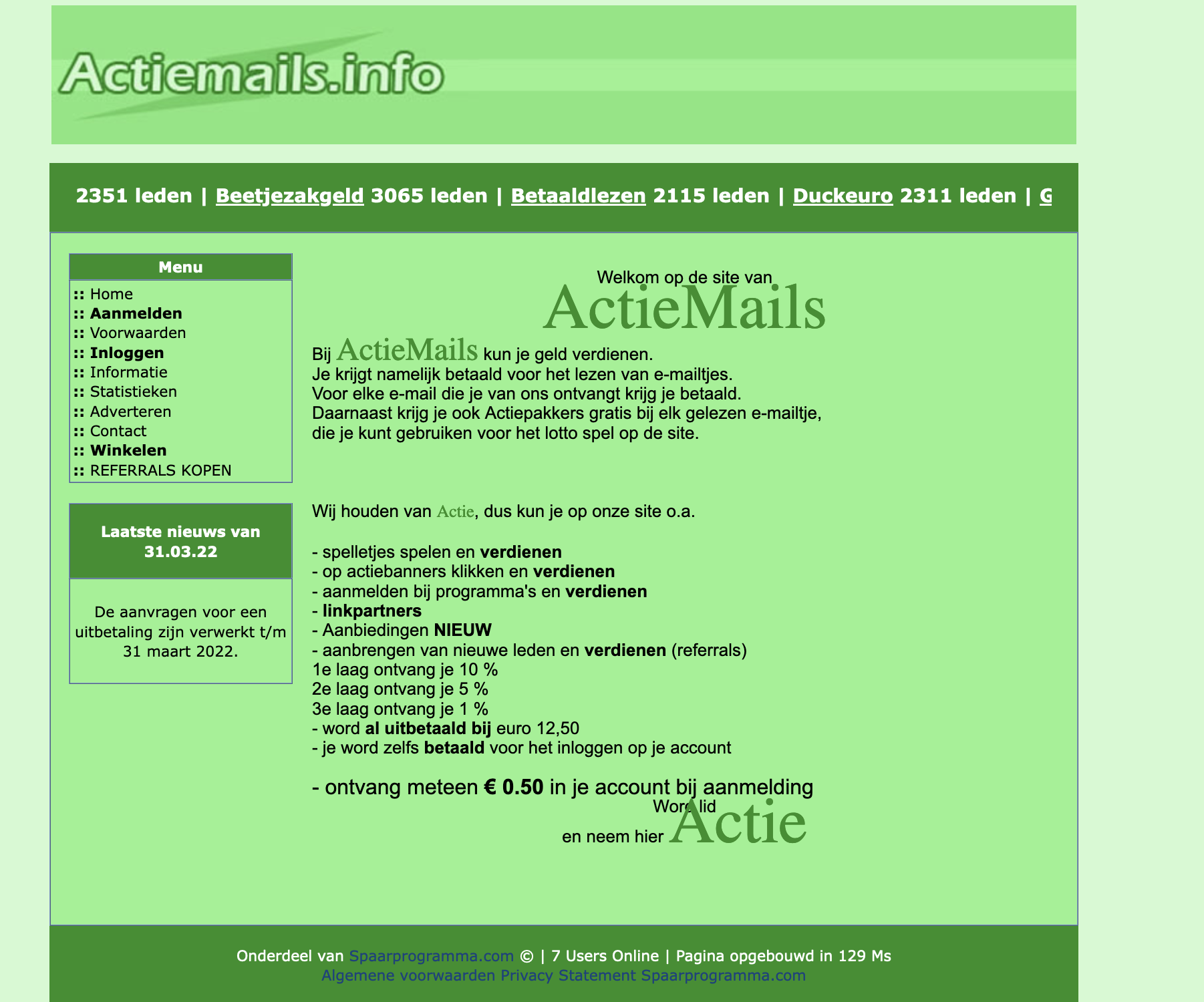 Actiemails